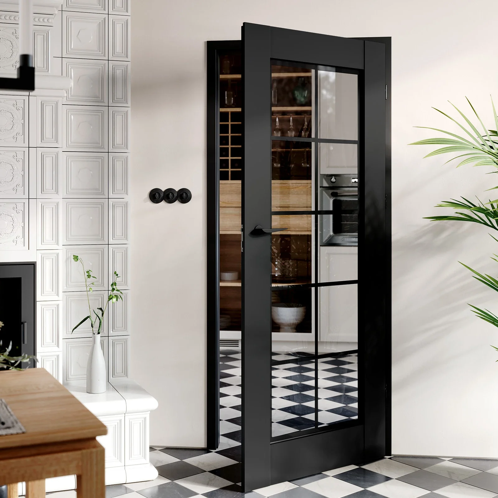 Interior Elegante EA 01 CzarnyUni