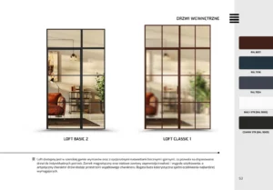 drzwi wewnetrzne erkado loft classic warianty
