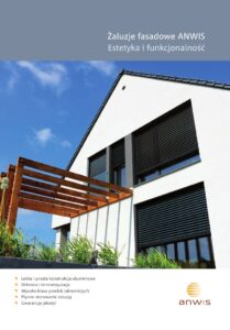 ANWIS Katalog żaluzji zewnętrznych wydanie archiwalne okładka