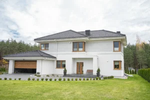 okna sonarol realizacja 04 dom pietrowy okna drewnopodobne